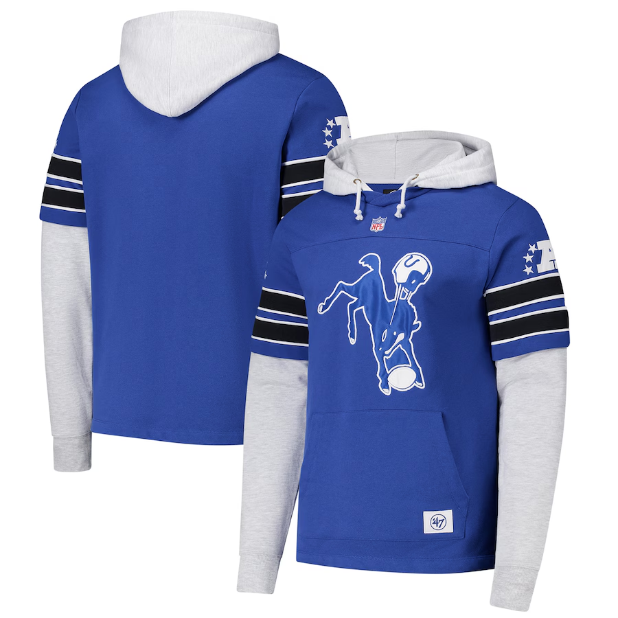 Men Detroit Lions blue 2024 Nike NFL hoodie->indianapolis colts->NFL Jersey
